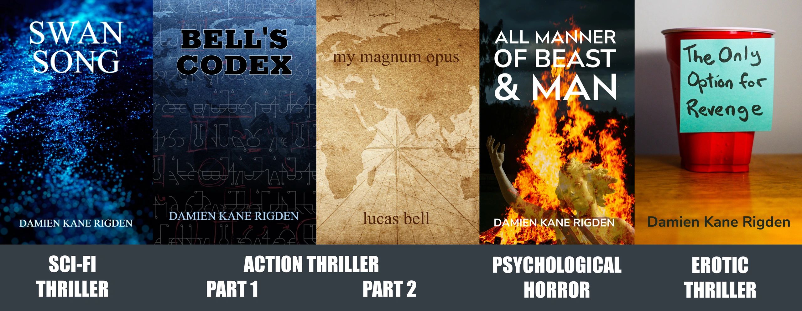 Damien Kane Rigden’s Writing
