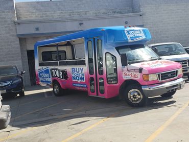 Turn buses into rent-free mobile advertising machines to promote any business, event, or brand.