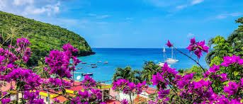 Vue de la mer en Martinique
