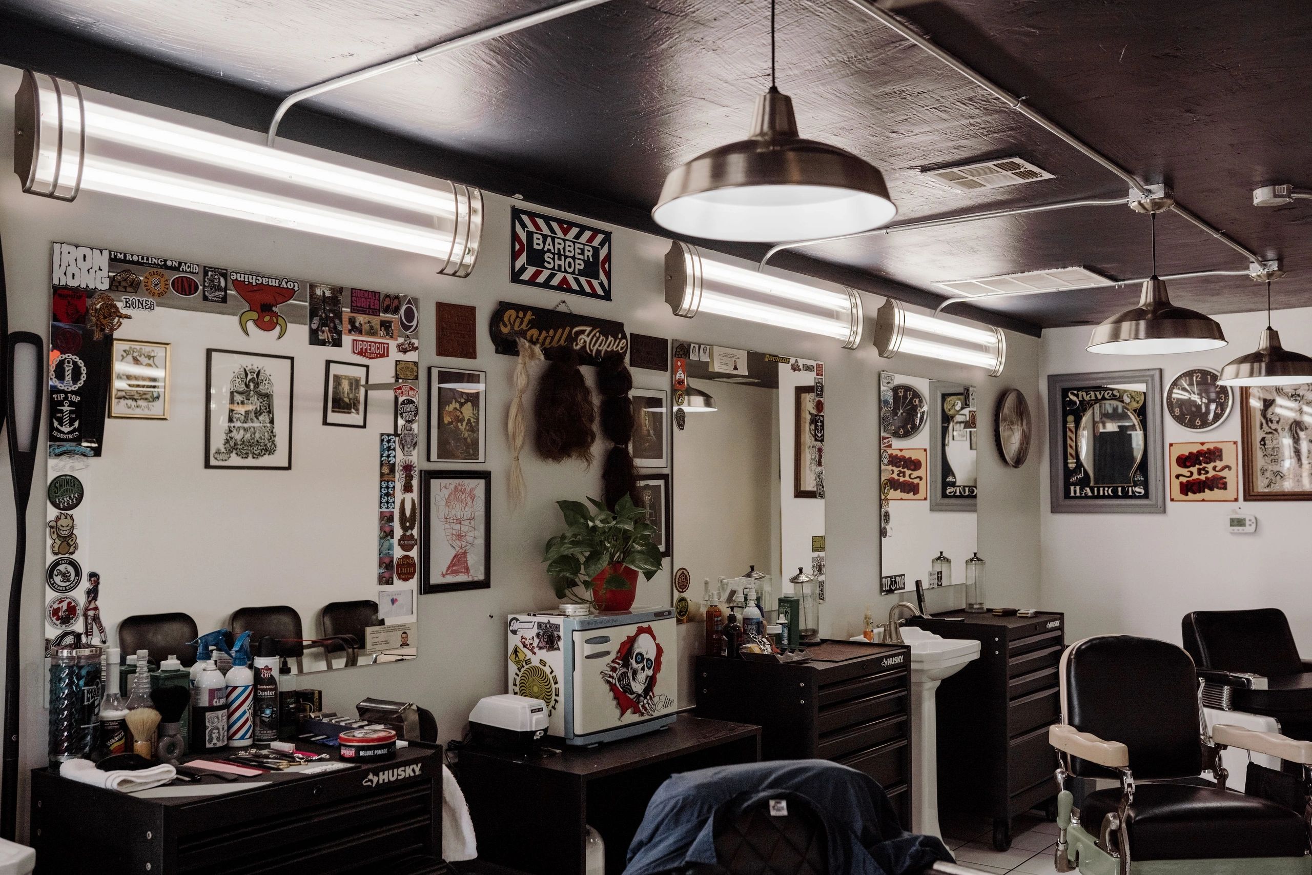 Monument and Shave Parlor