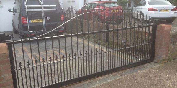 Bespoke driveway gates London manufactured for secure residential and commercial property entrances