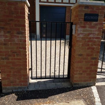 Folding collapsible gates London manufactured for secure internal and external entrances