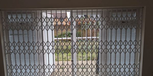 Collapsible gates London manufactured for secure residential and commercial property entrances