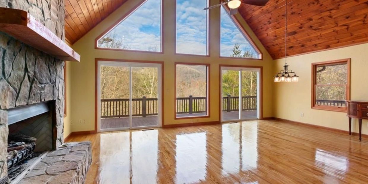 Hard Wood Floors Fully Repaired, Reststored and Revived. Post Construction Clean up completed by Chr