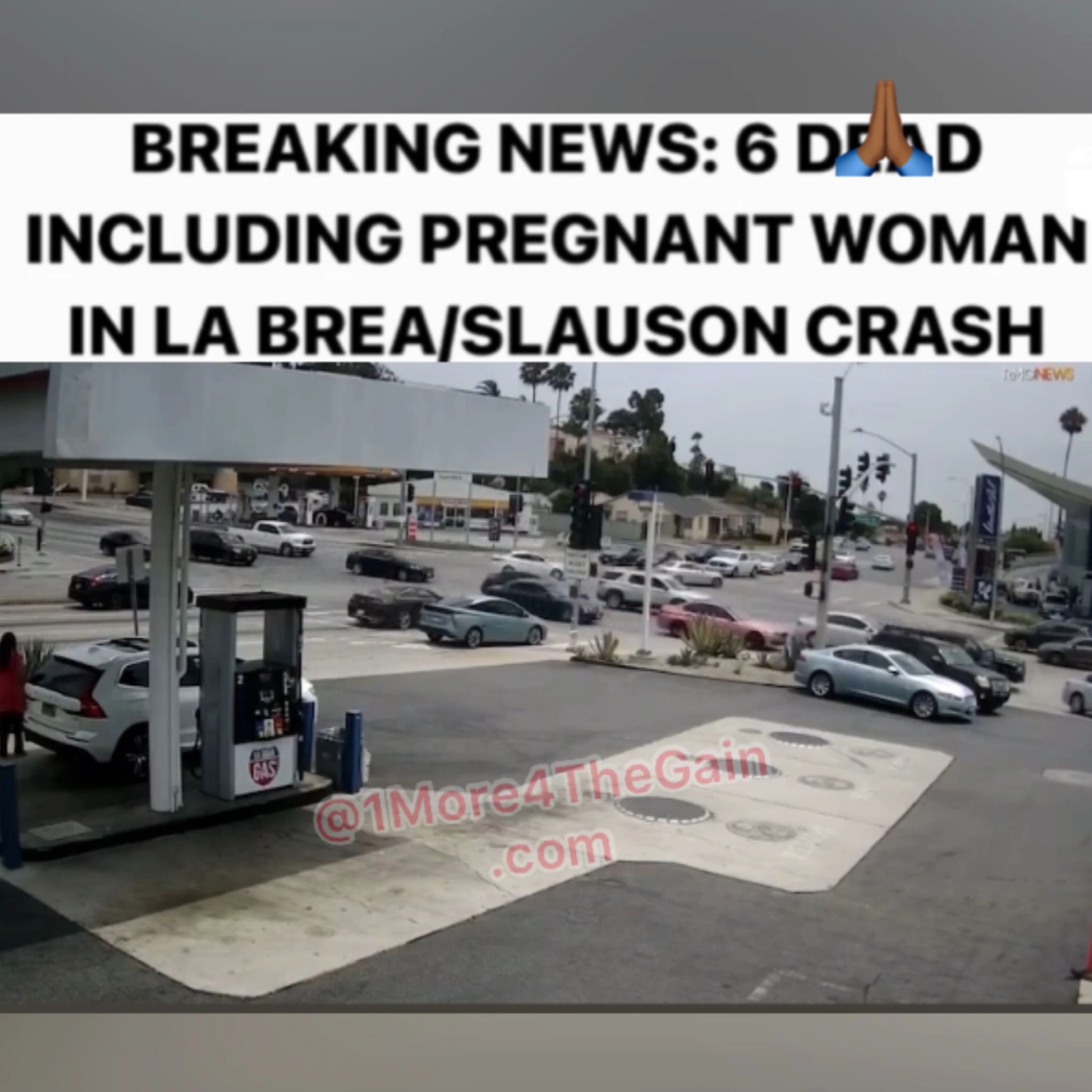 6 DEAD INCLUDING PREGNANT WOMANIN LA BREA/SLAUSON CAR CRASH