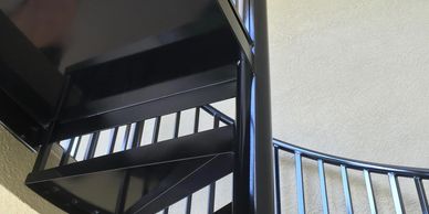 professional painter spiral staircase