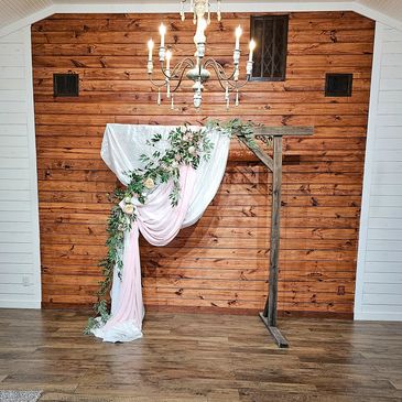 We offer a bridal suite, a scenic outdoor gazebo, a cozy rustic pavilion, and a wedding chapel. 