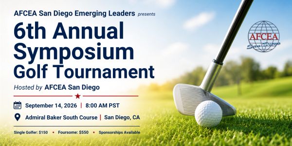 Announcement for the 6th Annual Symposium Golf Tournament in San Diego.