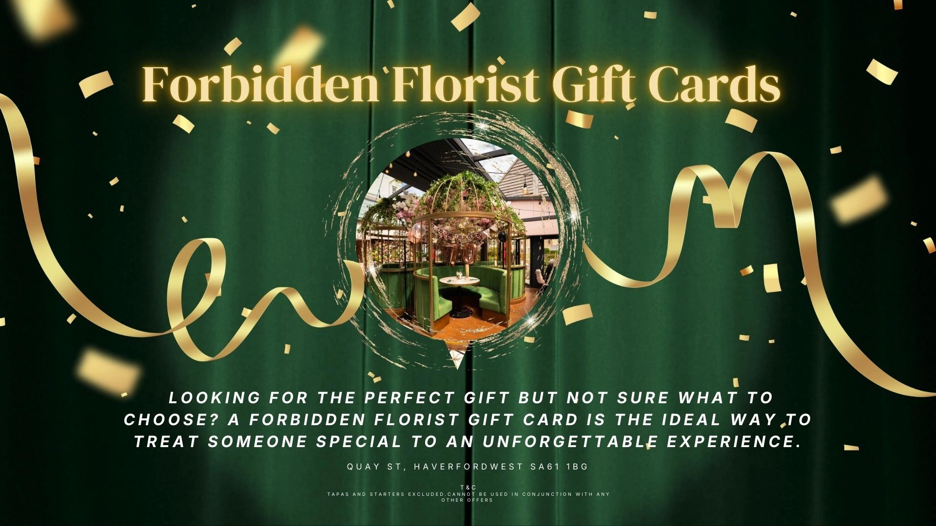 Gift cards Forbidden Florist 