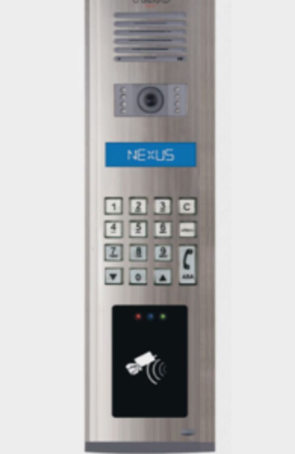 -Tek Panelde 750 Aboneye Bağlanma Olanağı
-Şifre ve Kart Geçiş ile Kapı Açma
2 Satır LCD Ekran
-Gece