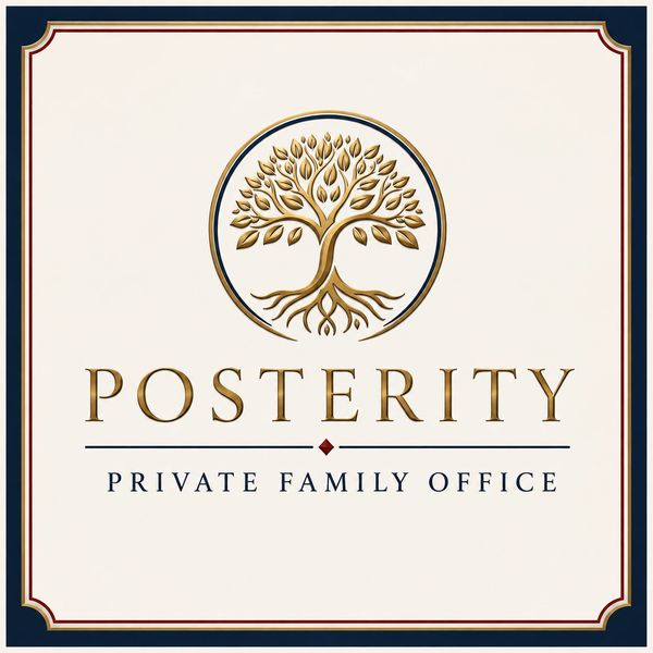 Elegant tree logo for Posterity Private Family Office.