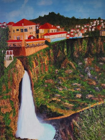 Majestic Jezzine 24x36x1.5 in. gallery-wrapped oil on canvas
