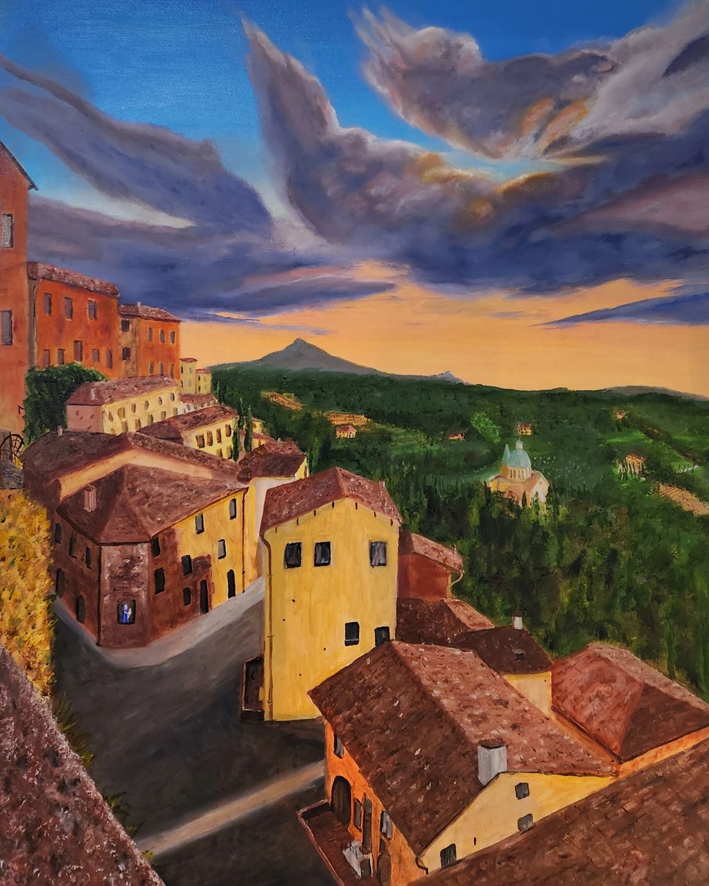 Tuscan Ambiance 
24x30x1.5 gallery-wrapped original oil on canvas