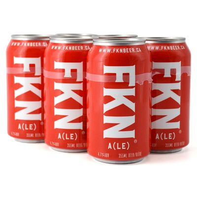 FKN Beer 
FKN Ale
FKN beer Alberta
Personalized beer Can