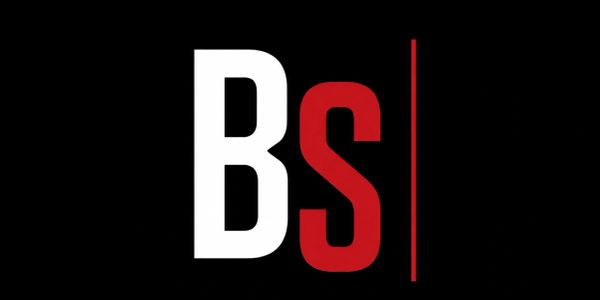 Logo with letters B and S on black background.