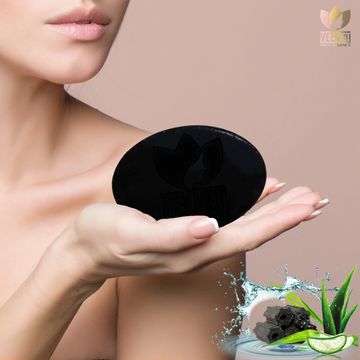 Introducing our Luxurious Velvet Aloe-Charcoal Premium Soap!