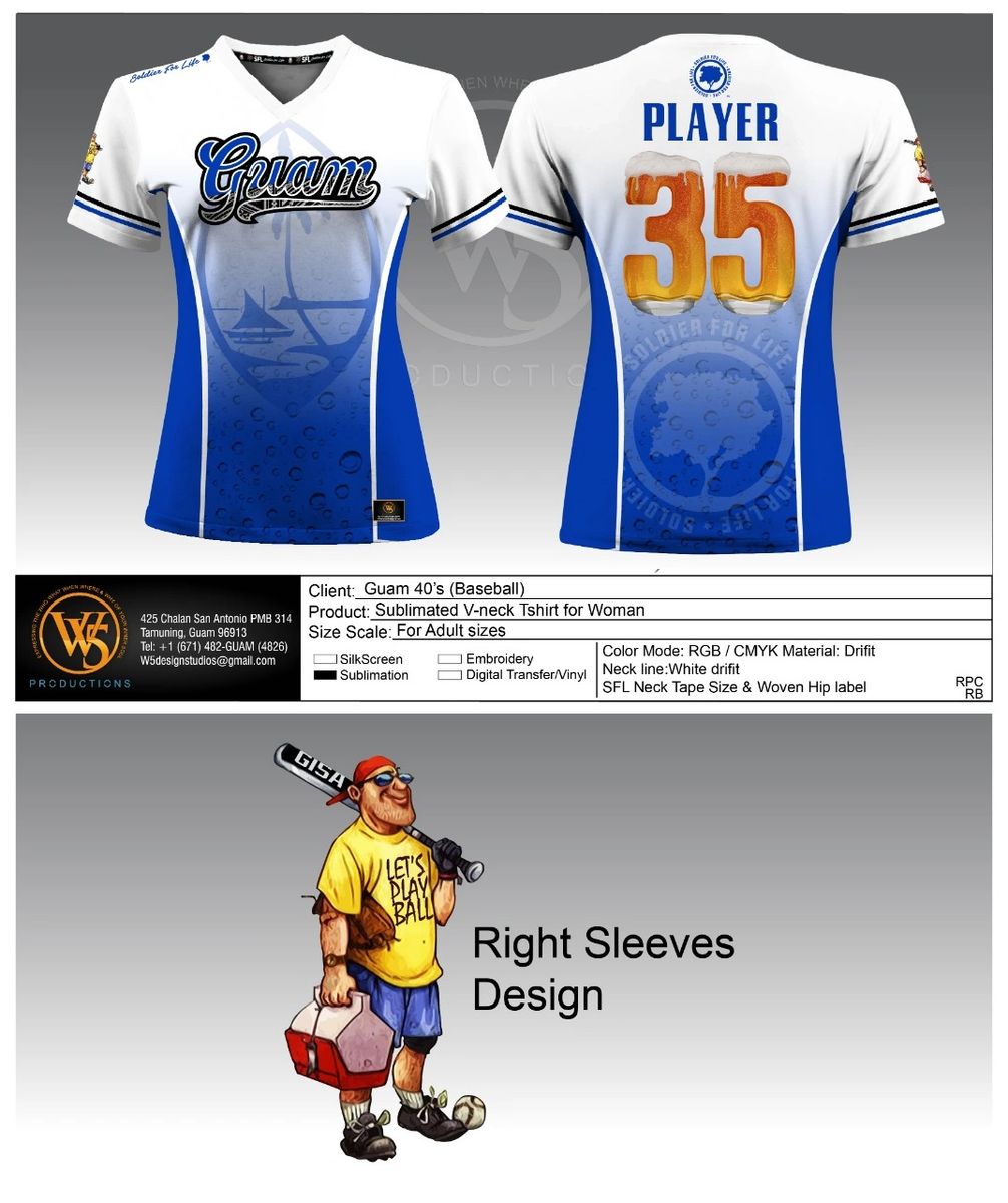 Guahan Angels - Baseball Jersey