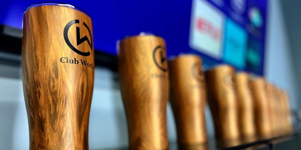 Club Works tumblers that Members receive. 