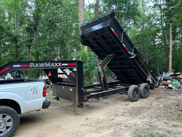 Dump trailer rental in Alexander City.
