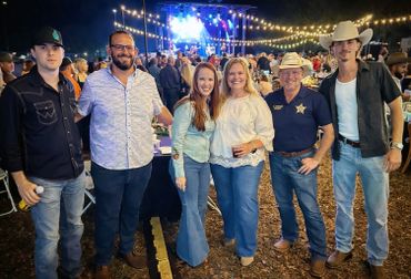 Jill Cabai and Husband Alex DeStefano attend the Swamp Cabbage Gala