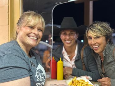 Jill Cabai and Neighbors at the LaBelle Youth Livestock Association Sale
