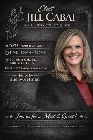 Flyer for 3/26/26 Event, Hosted by Sue Sweetman
