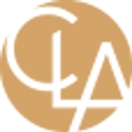 Golden emblem of a stylized brain with interconnected lines.