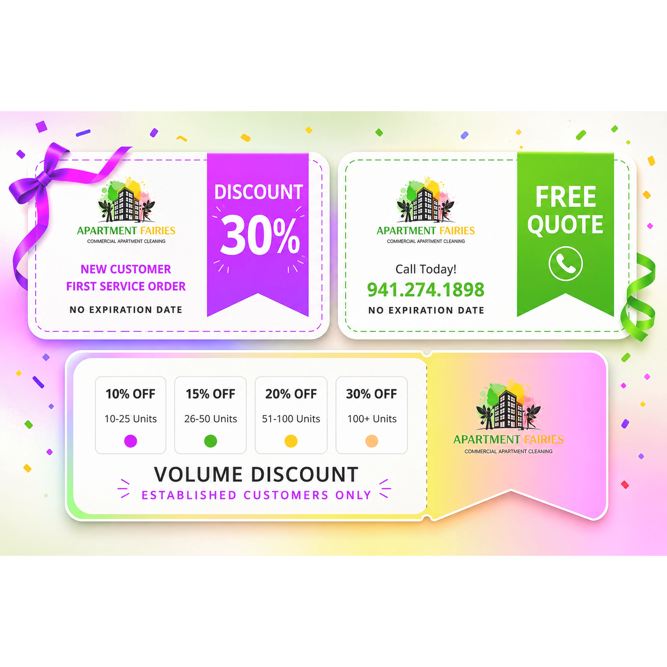 Commercial Cleaning Coupons New Customer and Volume Discounts Free Quotes