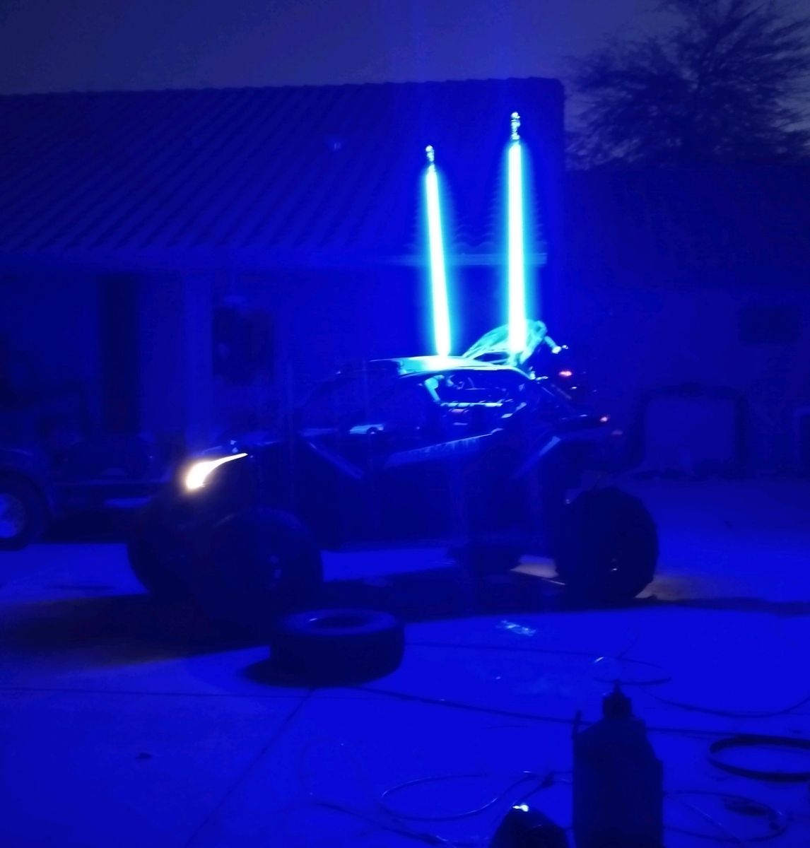 SUPER BRIGHT LED Color Changing Whips (Bluetooth Control) GEN 2