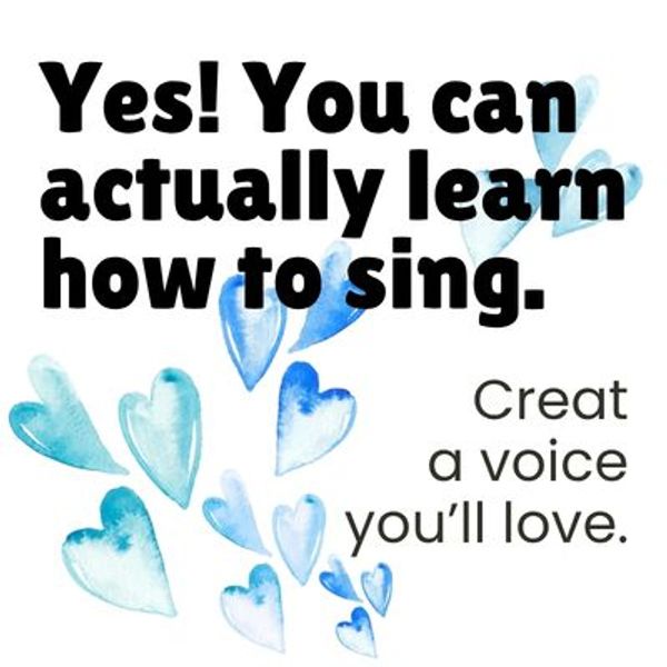 Hearts encouraging singing for online singing lessons in Wilmington, NC.