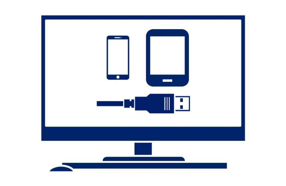 Computer and connection for how online lessons work