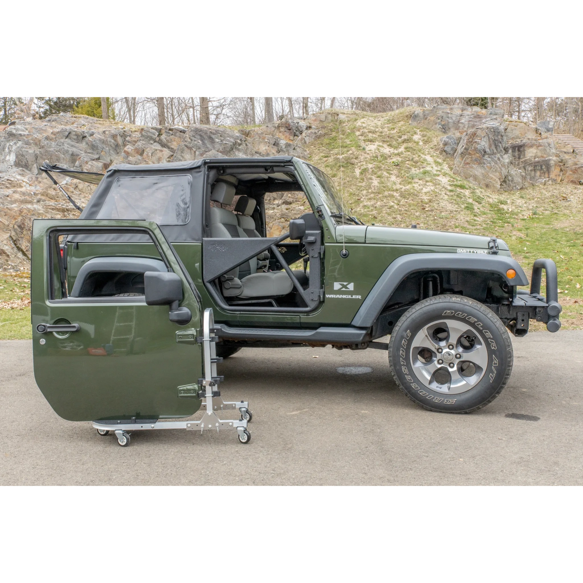 Top 33+ imagen door cart for jeep wrangler