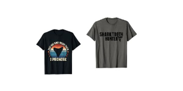 Shark tooth hunting shirts