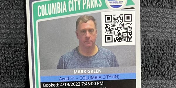 Mark Green Parks Director Mugshot Trading Card