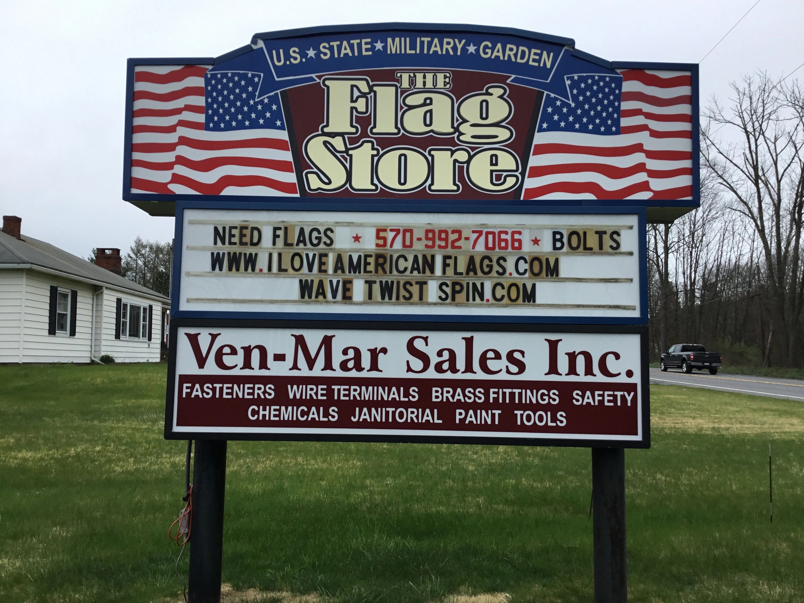 The Flag Store Spinners Sciota, Pennsylvania
