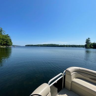 Join Maine Guide Outfitter for a pontoon boat tour on China Lake in Central Maine. Scenic and rich i