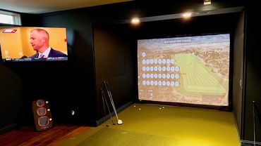 Golf Simulator,  trackman, 