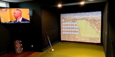 Golf Simulator Room