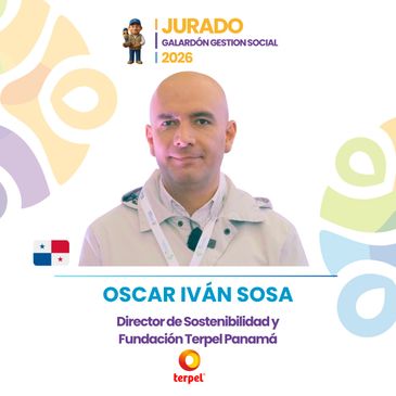 Oscar Iván Sosa, jurado del Galardón Gestión Social 2026, director de Fundación Terpel Panamá.