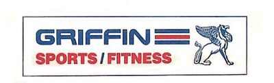 Logo for Griffin Sports/Fitness with a winged griffin.