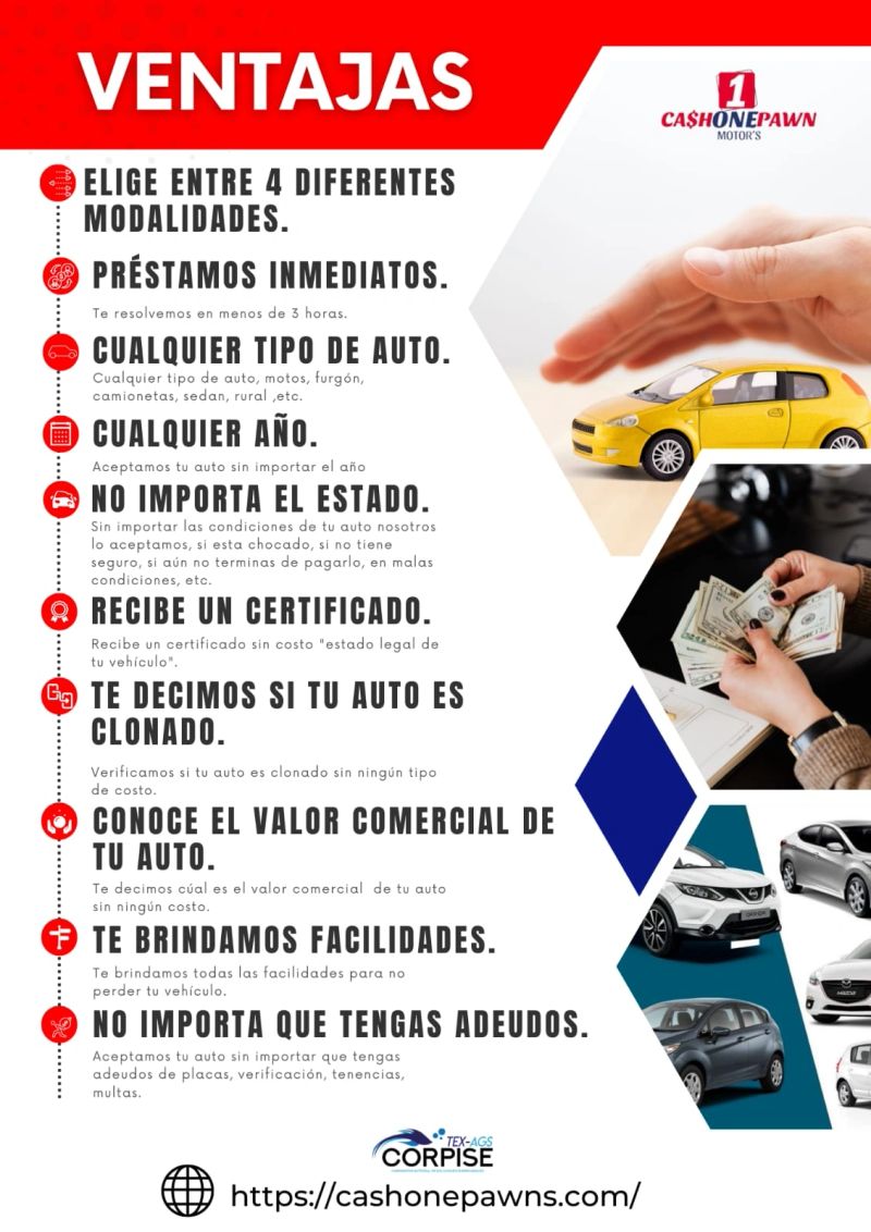 Modalidad de autos Cash One Pawn 5