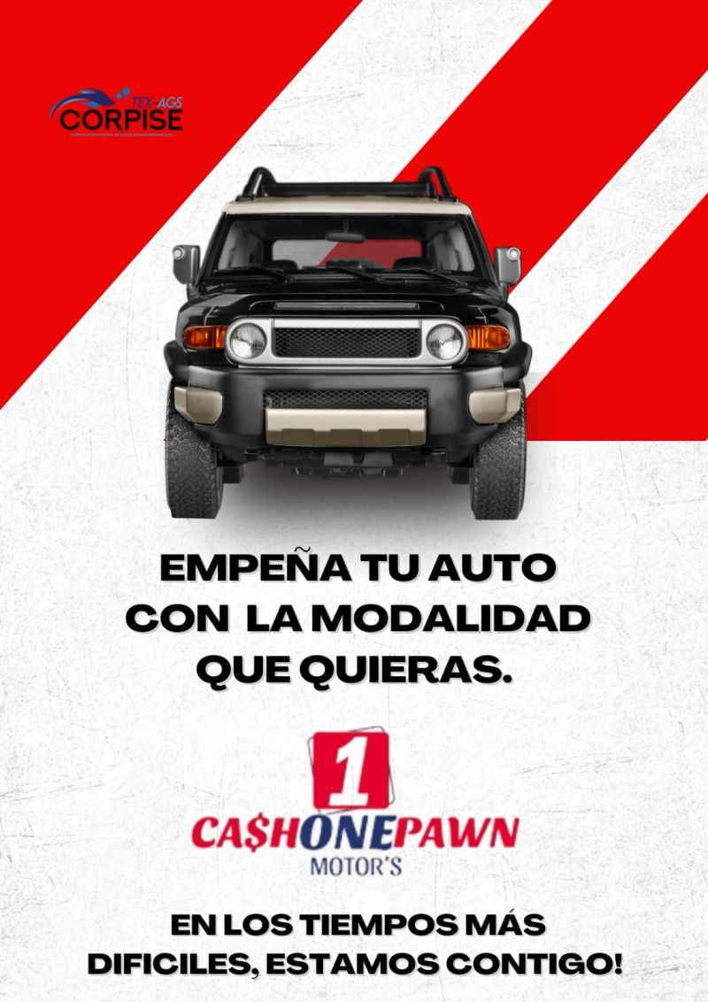 Modalidad de autos Cash One Pawn 1