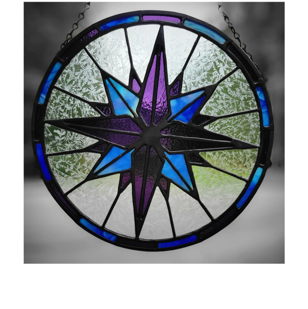 Stained Glass Suncatcher. Custom Stained Glass. Stained Glass Gift