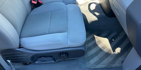 Mobile Car Detailing results. professional results. passenger seat, interior, interior steam clean.