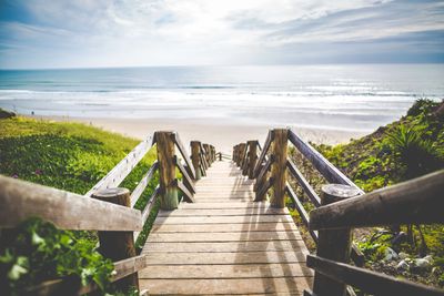 Stairs to the beach