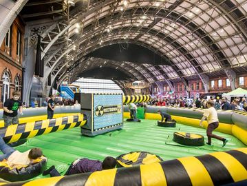Meltdown challenge, total wipeout, last man standing for hire
Www.KidzZoneUk.com