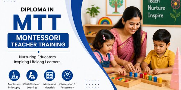 Montessori Teacher Training diploma promoting nurturing and inspiring educators.