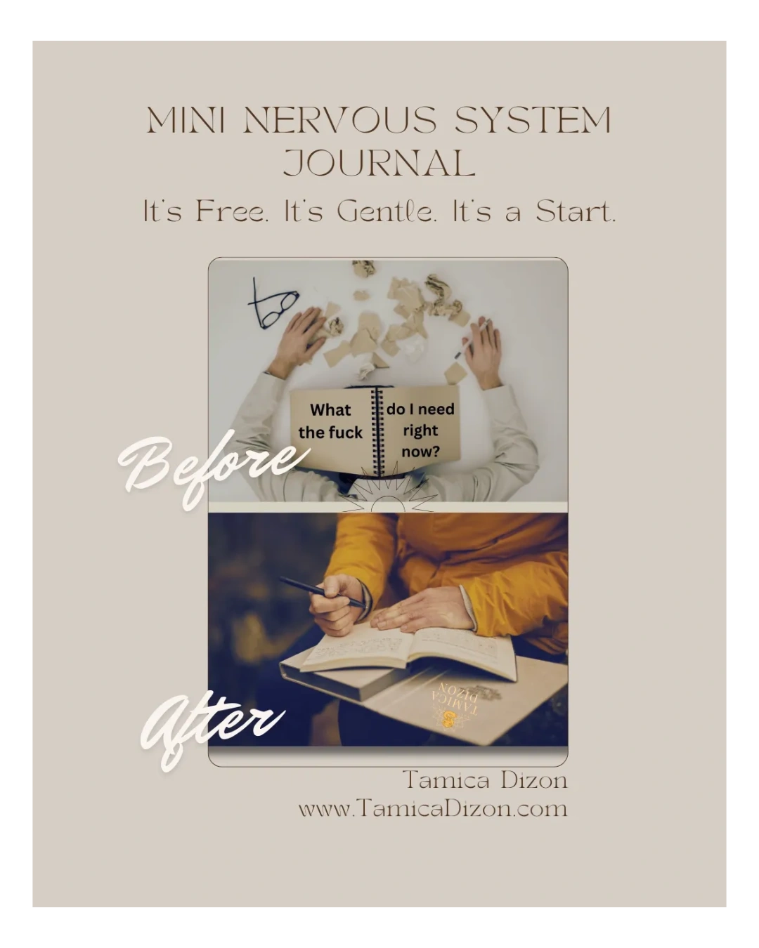 Cover Mini Nervous System Journal by Tamica Dizon