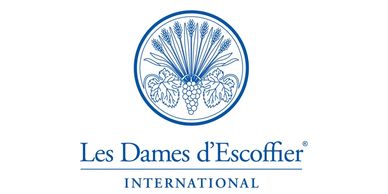 Logo for Les Dames d'Escoffier International.