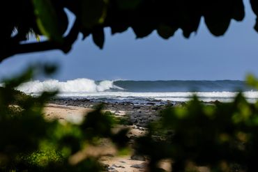 Surfer on Manzanillo Bay, Troncones